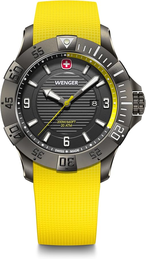 【あゆあゆ】WENGER ヴェンガー 腕時計　ダイバー 200m防水 Amazon | WENGER(ウェンガー) 腕時計 SEAFORCE (シーフォース